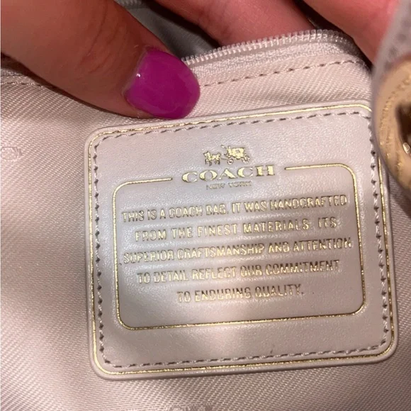 Coach Mini Bag in Light Pink - Picture 6 of 6